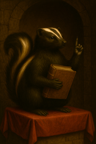 The Skunk of Silence